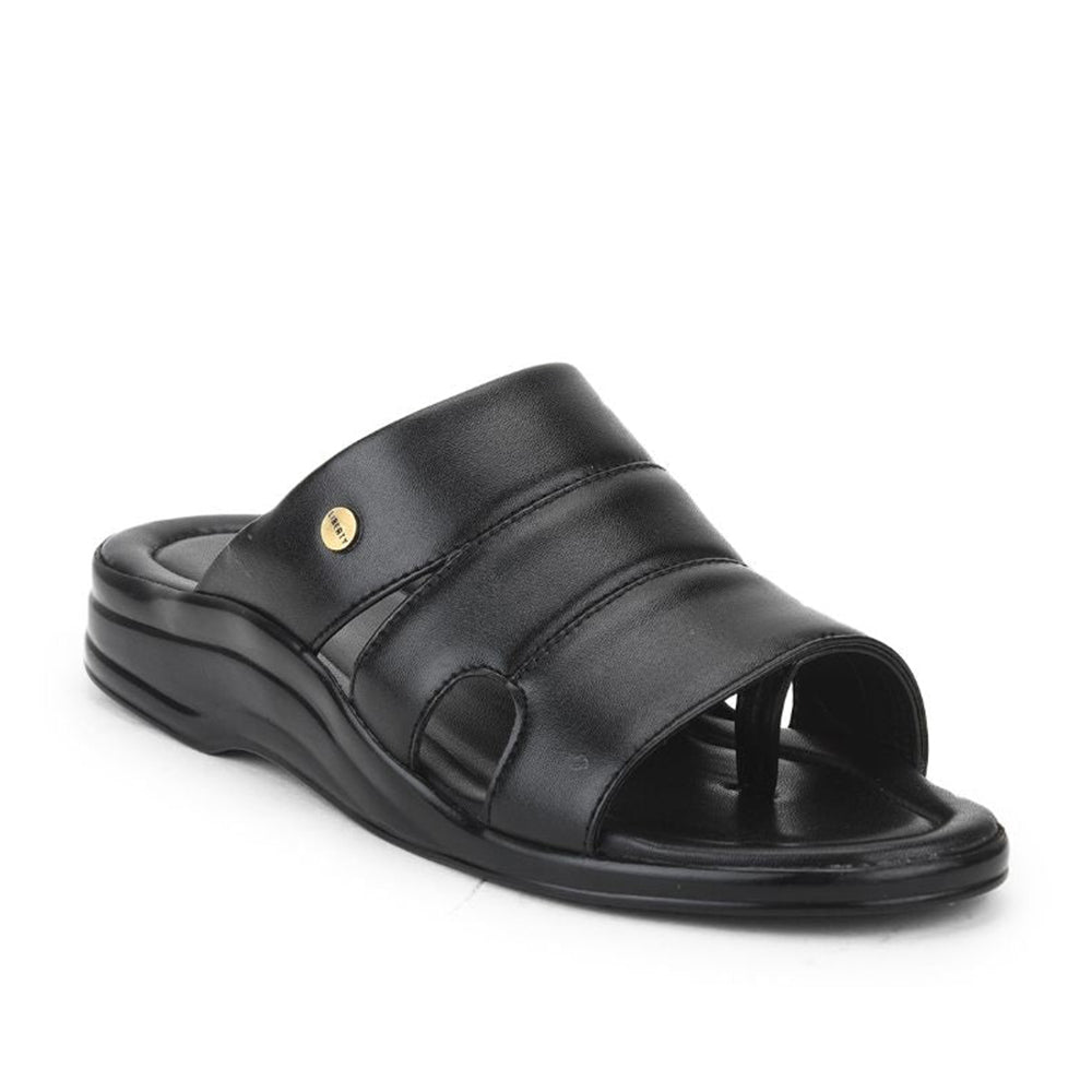 Liberty coolers men's black slippers on sale