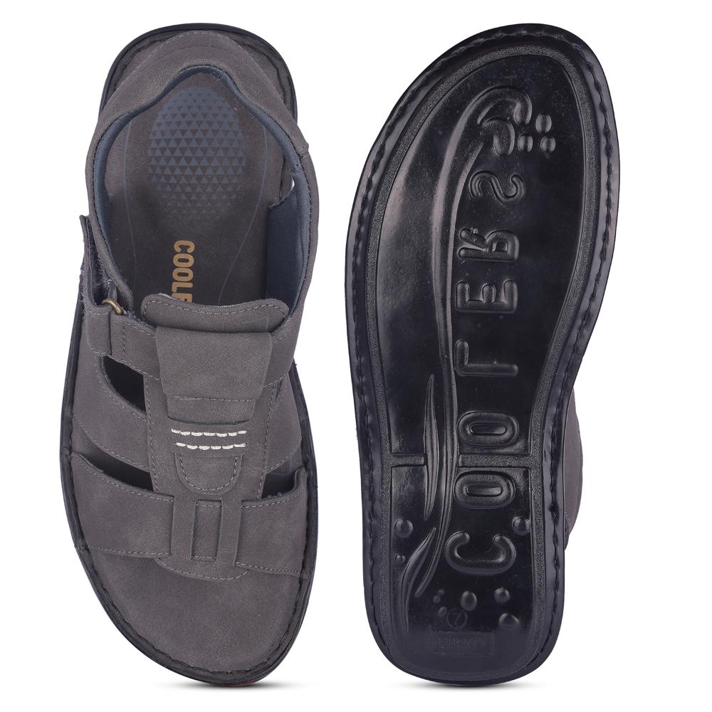 Coolers By Liberty Mens FLEXO Grey Casual Sandal