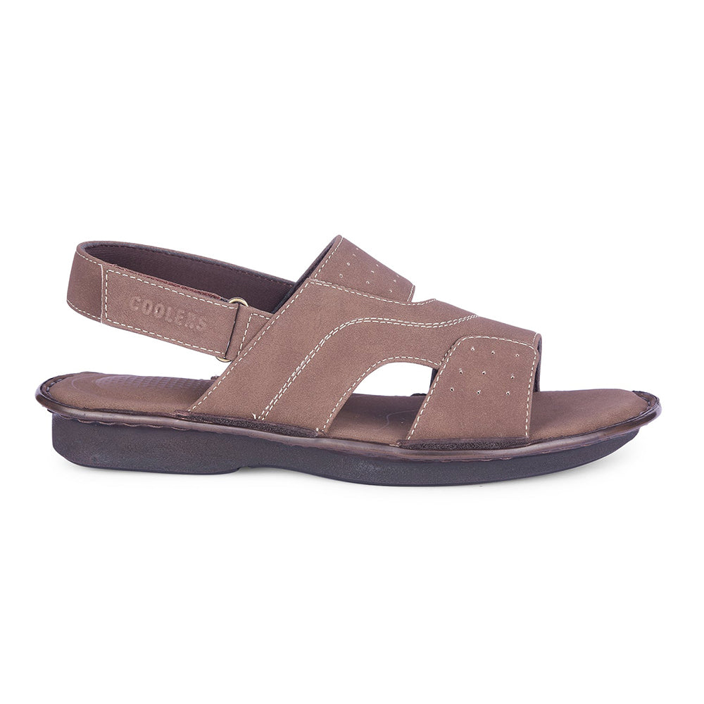 Coolers By Liberty Mens LIONARDO Camel Casual Sandal