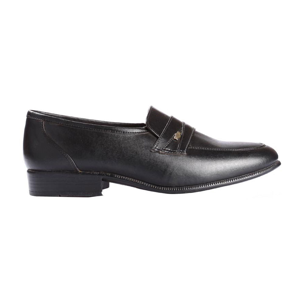 Fortune (Black) Penny Loafer Shoes For Men ENCON By Liberty