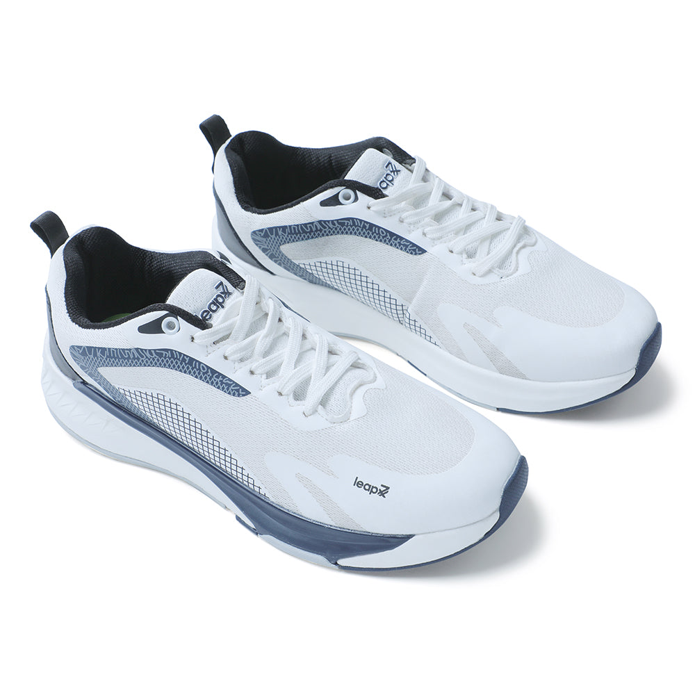 Leap7x Sports White Running Shoes For Mens EVELSTER-E 