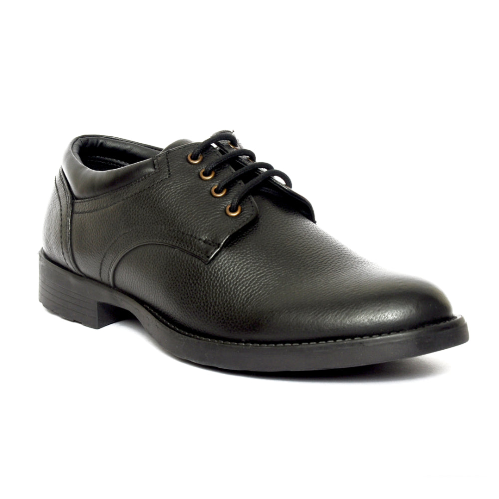 Healers Formal Black Lace-Up Derby Shoes For Men GAS-C17 By Liberty