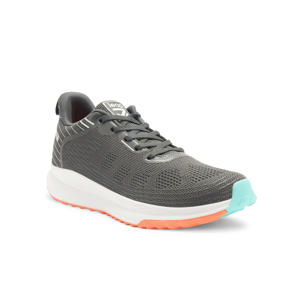 Leap7x By Liberty Men RW-12 Grey Sports Lacing Shoes