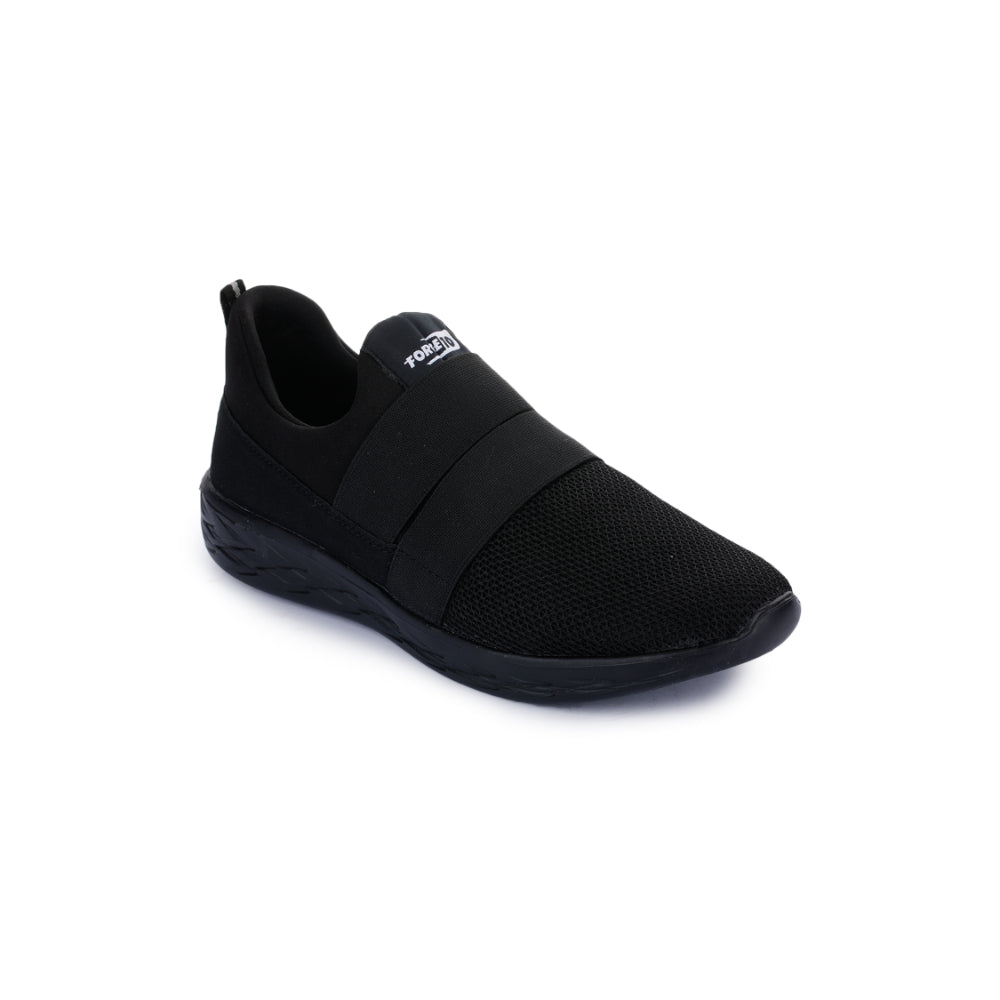 Force 1 Sports Black Slip-on Walking Shoes For Men TIGOZ By Liberty