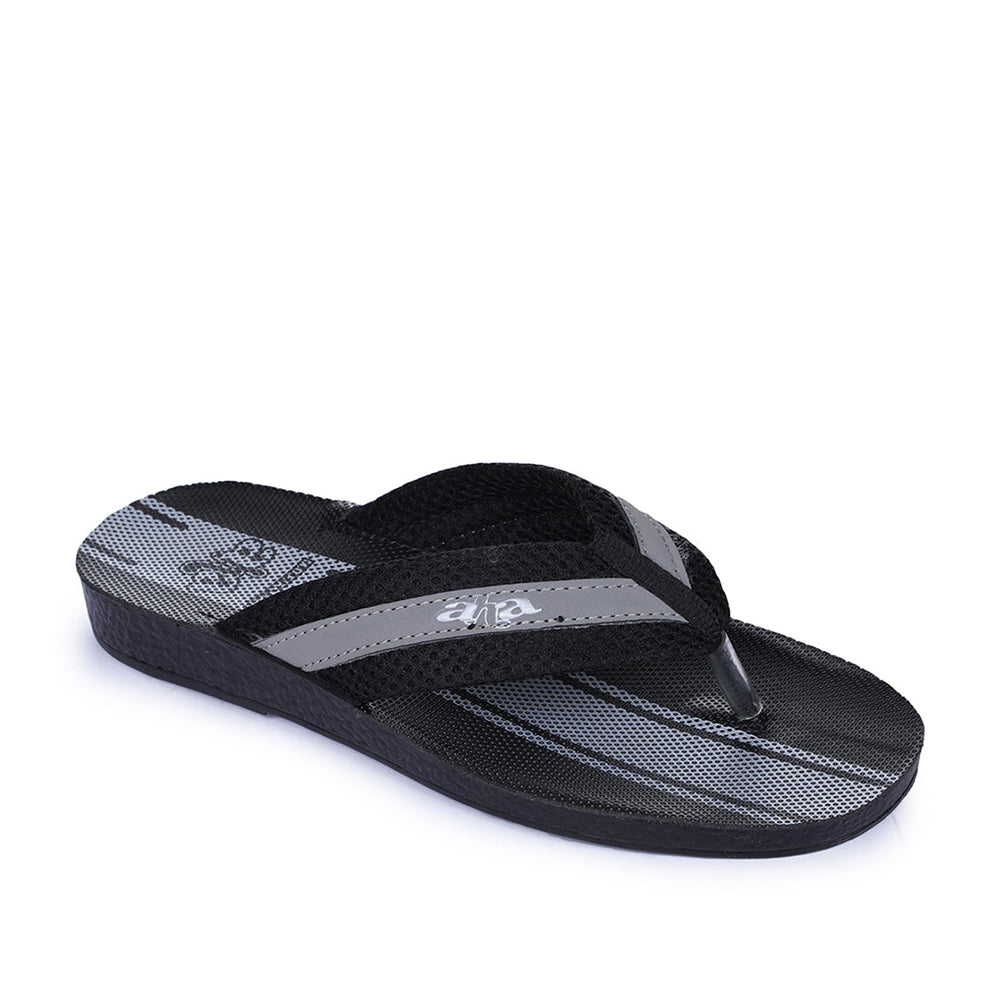 A-HA By Liberty POKAR Men Casual Black Slippers