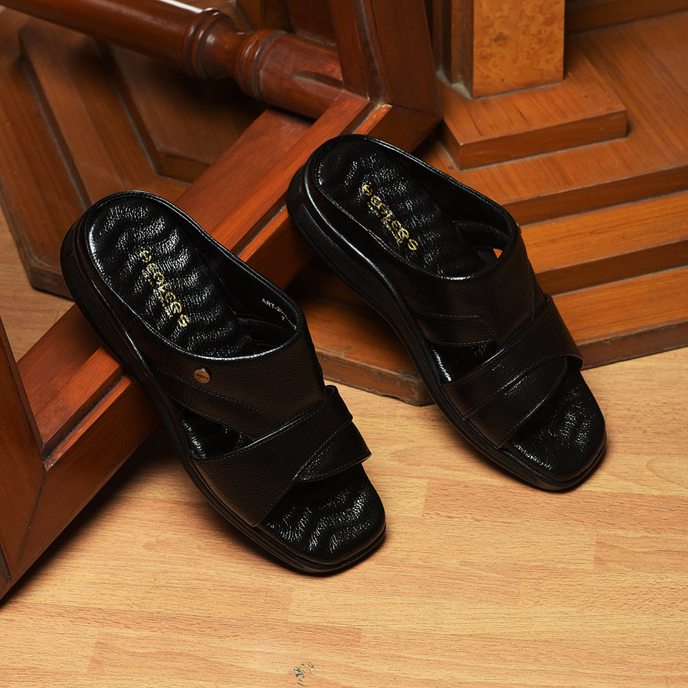 Healers By Liberty Men 25-82 Black Casual Slippers