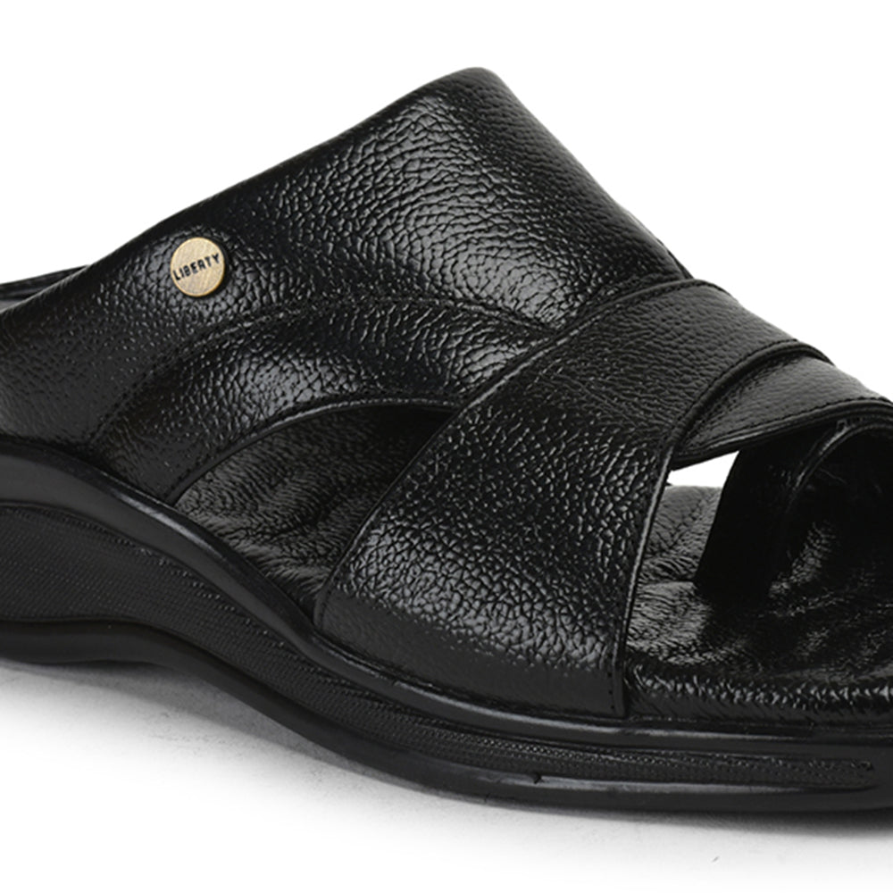 Healers By Liberty Men 25-82 Black Casual Slippers