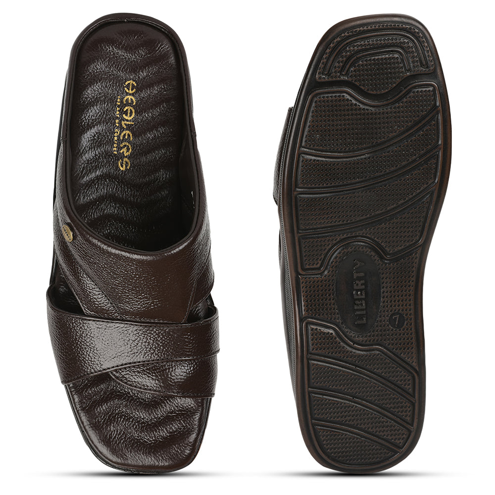 Healers By Liberty Men 25-82 Brown Casual Slippers