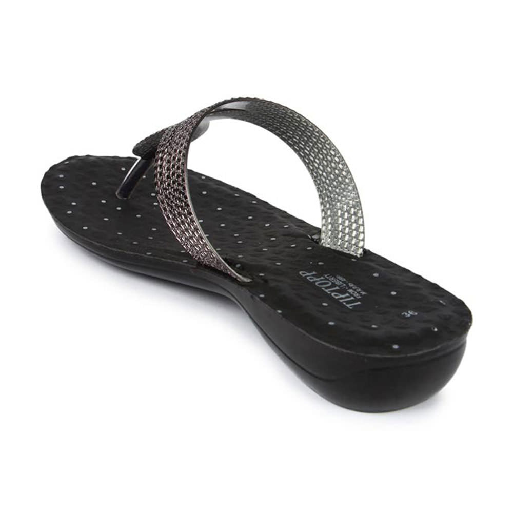 A-HA By Liberty ETHNIC-5 Women Ethnic Black Slippers