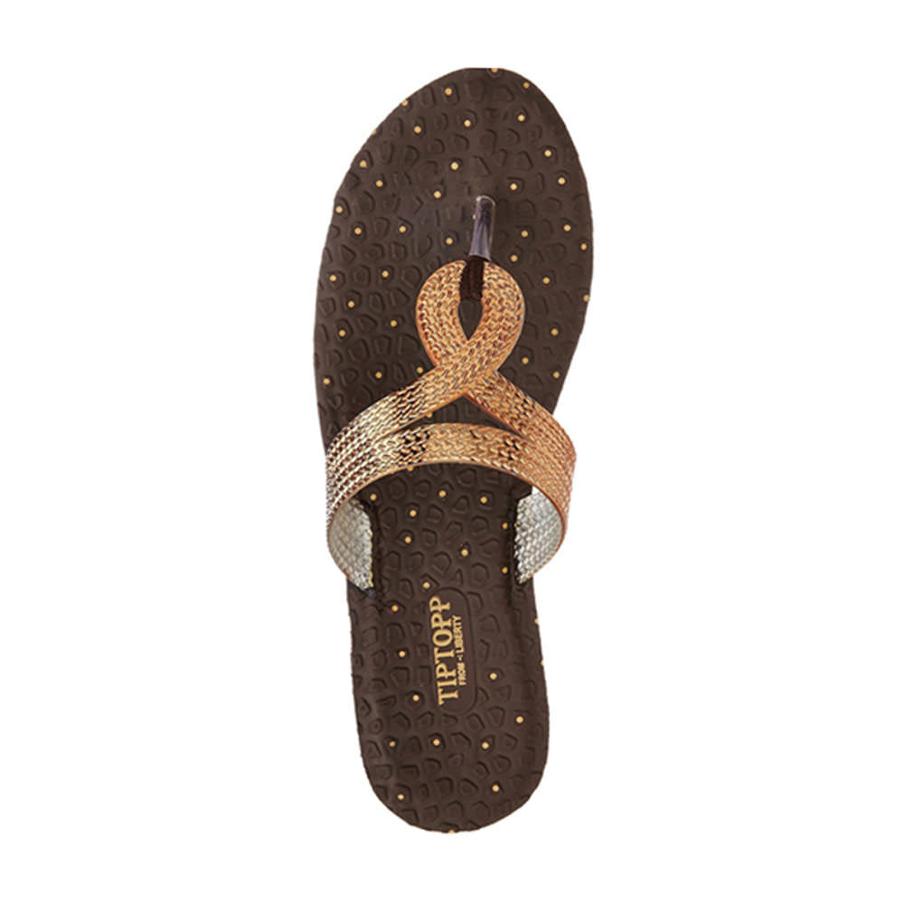 A-HA By Liberty ETHNIC-5 Women Ethnic Copper Slippers