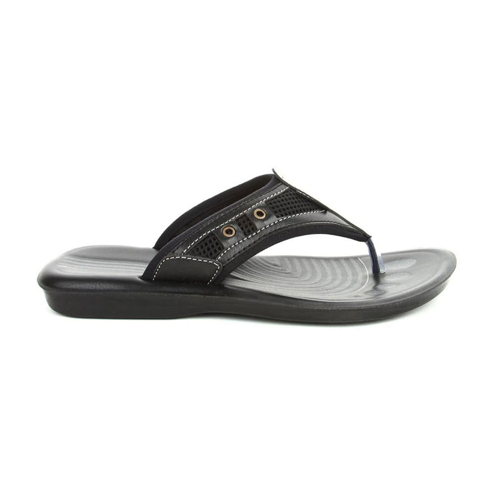 A-HA By Liberty CT-1 Men Casual Black Slippers