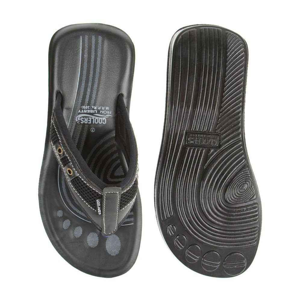 A-HA By Liberty CT-1 Men Casual Black Slippers