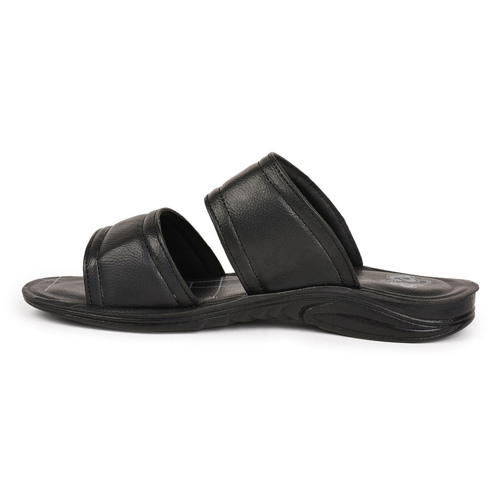 A-HA By Liberty GHD-5 Casual Black Slipper For Men