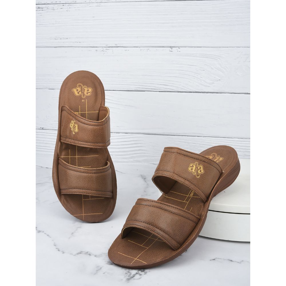 A-HA By Liberty GHD-5 Casual Tan Slipper For Men