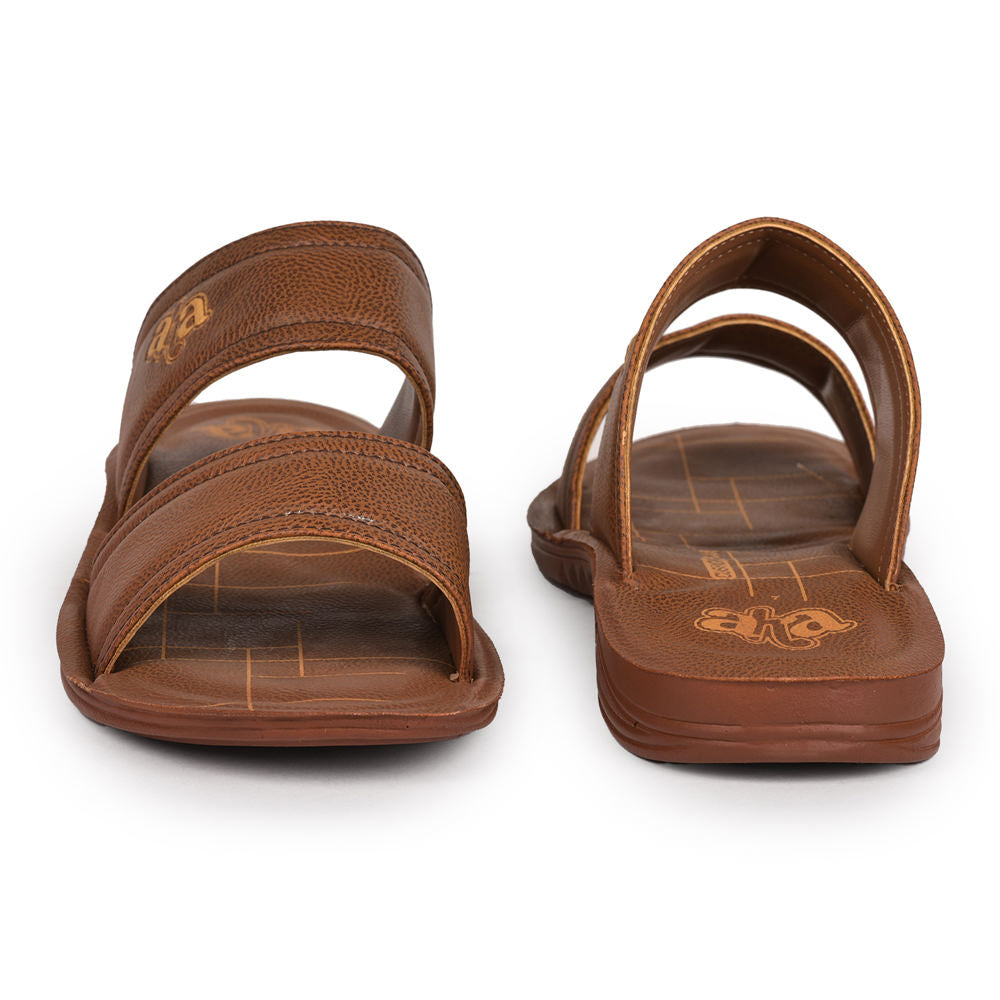 A-HA By Liberty GHD-5 Casual Tan Slipper For Men