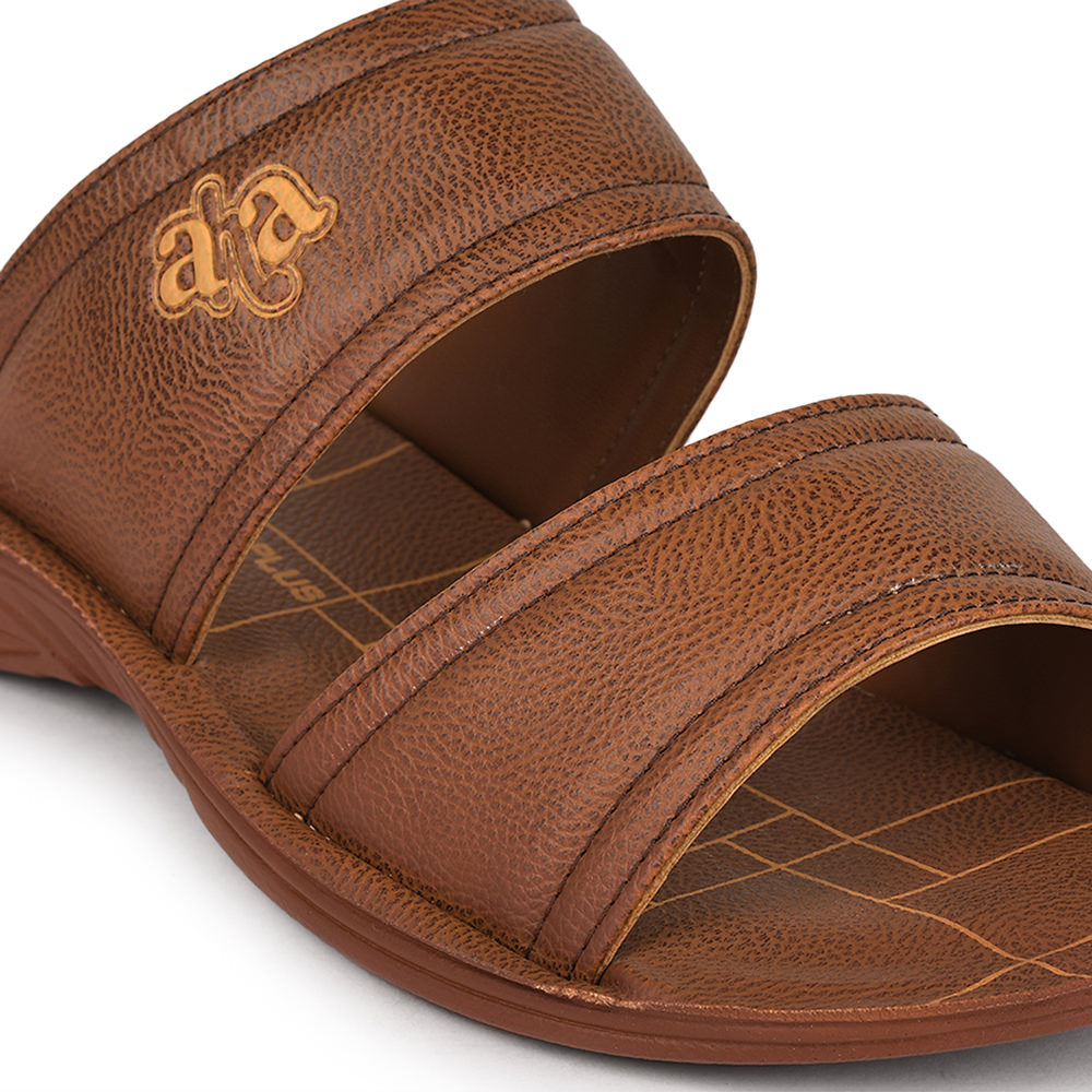 A-HA By Liberty GHD-5 Casual Tan Slipper For Men