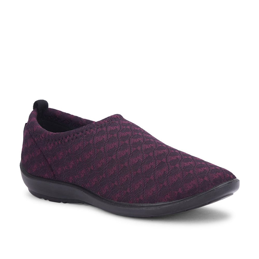 A-HA By Liberty MARINA-23 Women Casual Maroon Ballerina Shoes