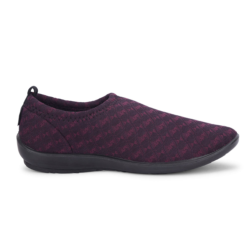 A-HA By Liberty MARINA-23 Women Casual Maroon Ballerina Shoes