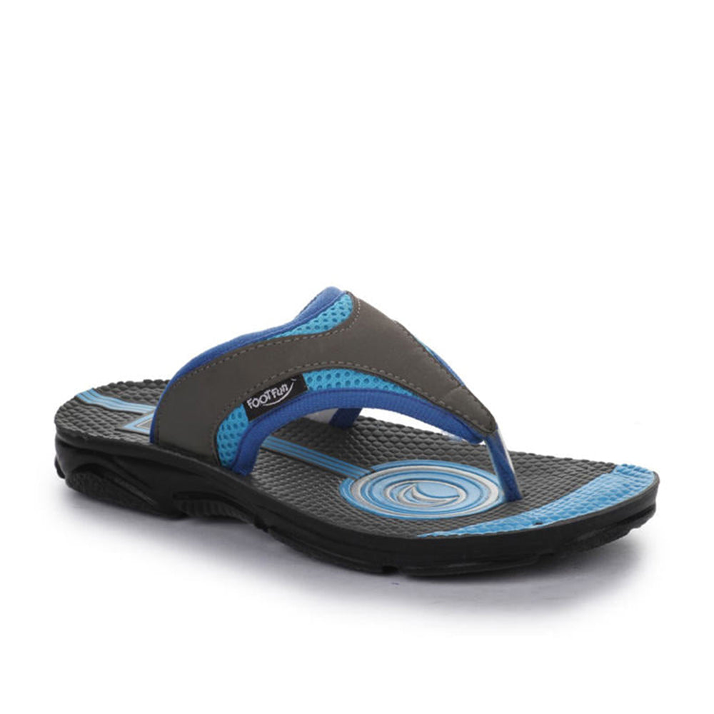 Lucy & Luke (Blue) Casual Flip Flop For Kids EASTON By Liberty