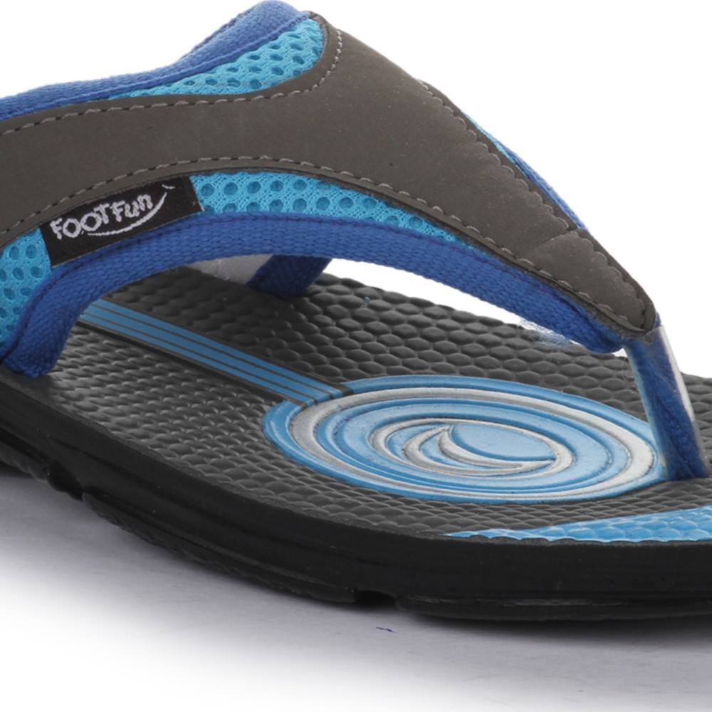 Lucy & Luke (Blue) Casual Flip Flop For Kids EASTON By Liberty