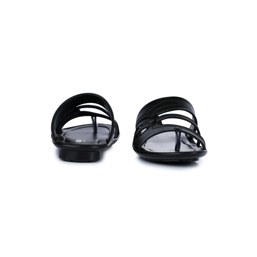 Coolers Casual (Black) Slippers For Men COOL99-1) By Liberty