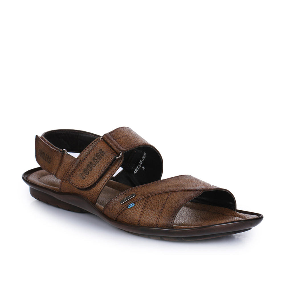 Coolers Formal (Brown) Sandals For Men LAF-22N By Liberty