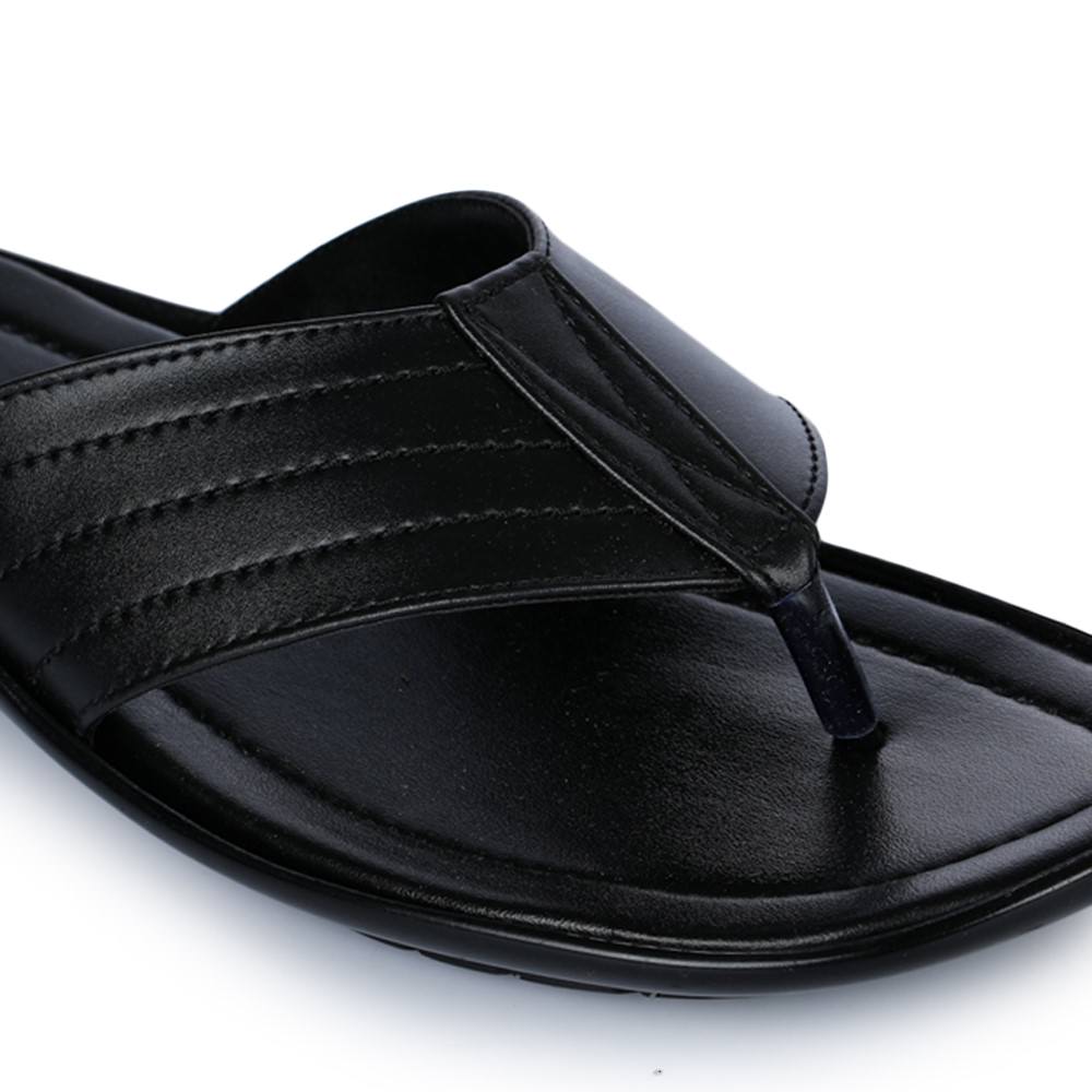 Coolers Casual (Black) Slippers For Men COOL99-12 By Liberty