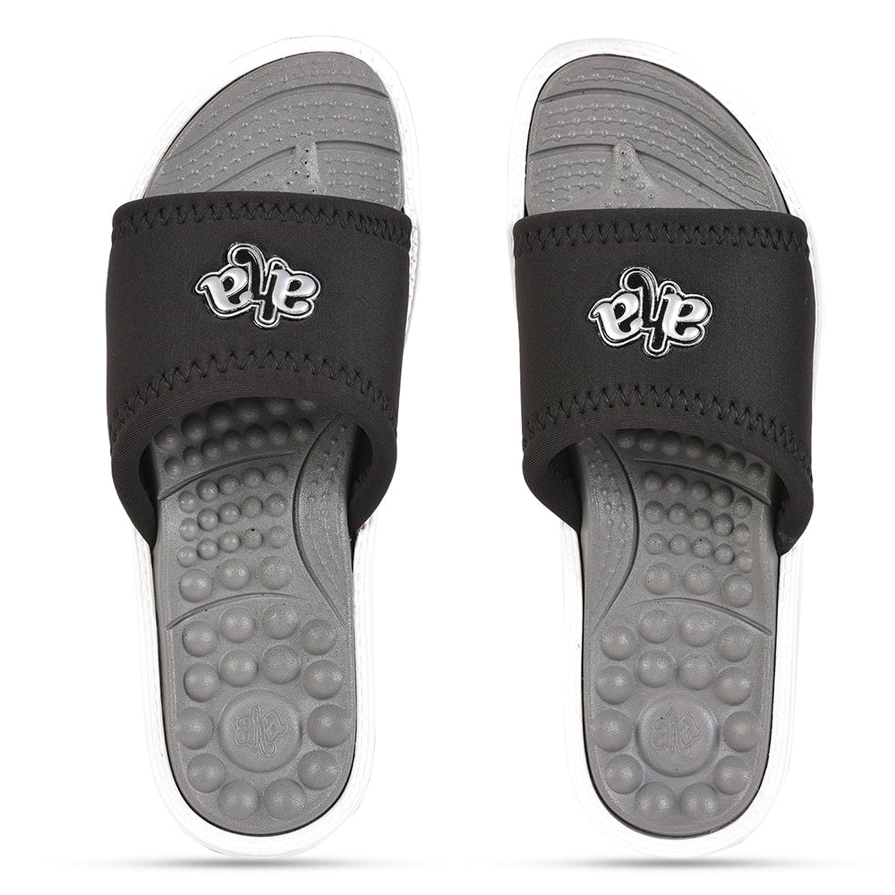 A-HA By Liberty Black Slides For Women WAGAS-1