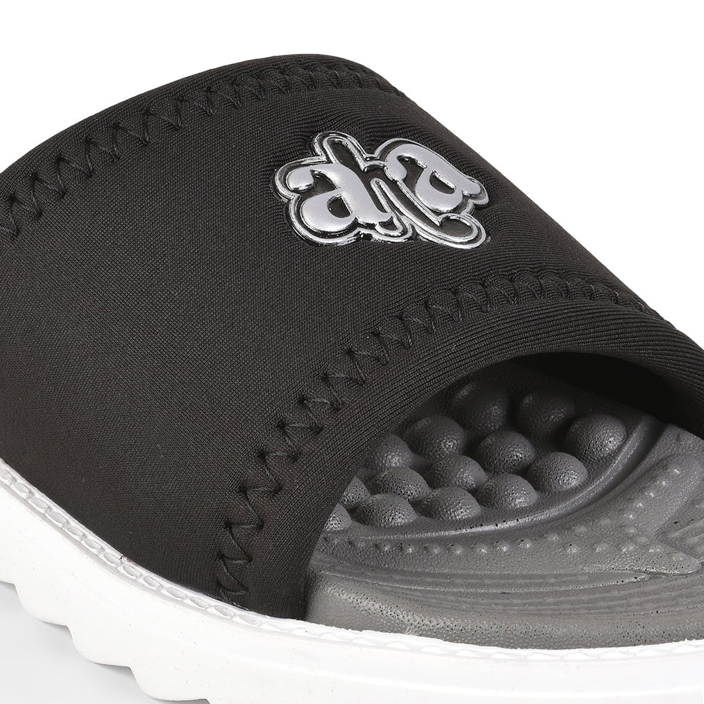 A-HA By Liberty Black Slides For Women WAGAS-1