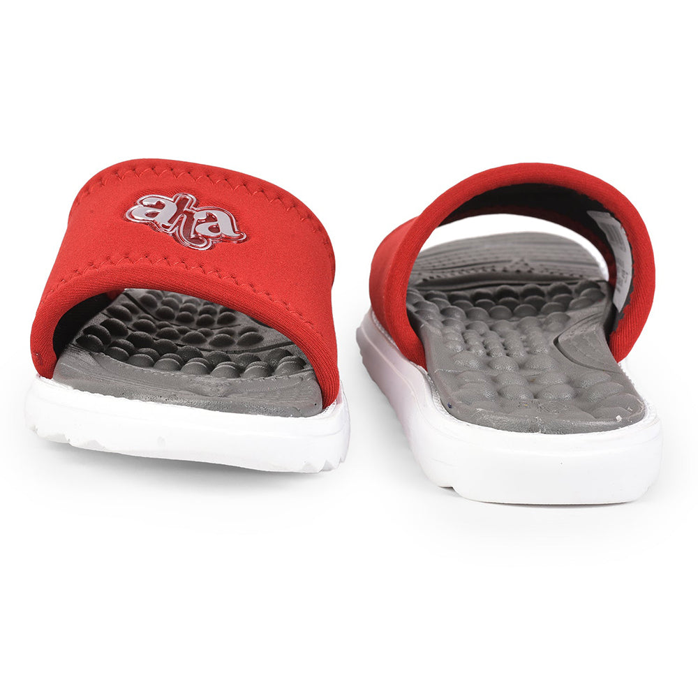 A-HA By Liberty Red Slides For Women WAGAS-1