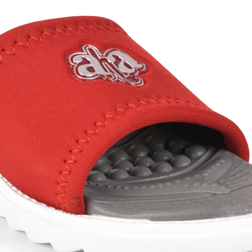 A-HA By Liberty Red Slides For Women WAGAS-1