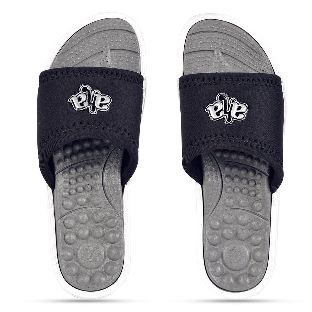 A-HA By Liberty Navy Blue Slides For Women WAGAS-1