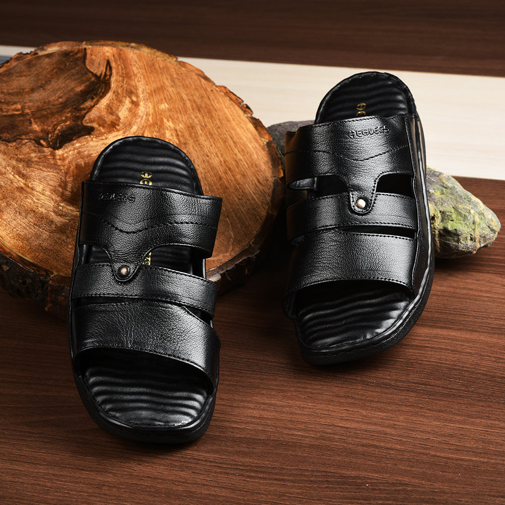 Healers By Liberty Men 2191-5 Black Casual Slippers