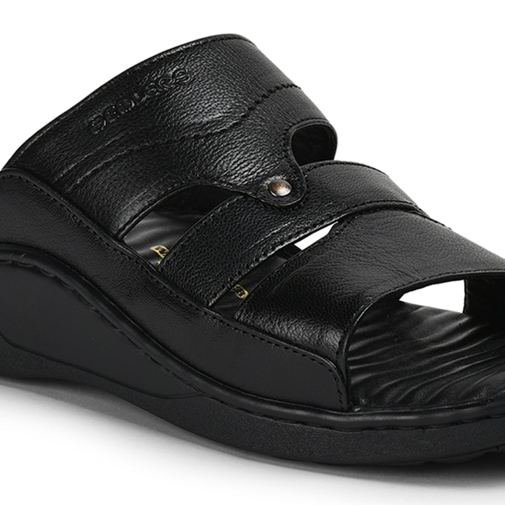 Healers By Liberty Men 2191-5 Black Casual Slippers