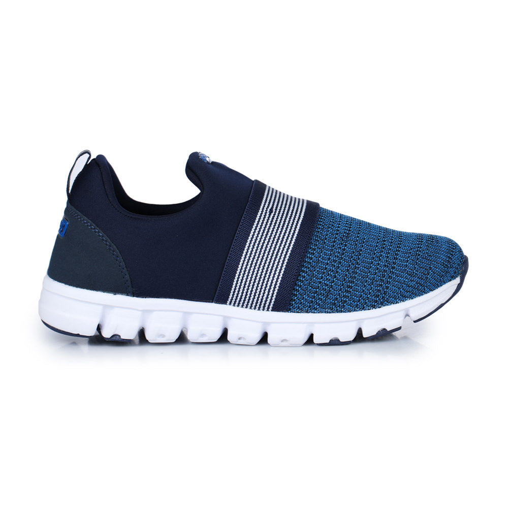 Force 1 Sports Blue Slip-on Walking Shoes For Men FLEXPRO-15 By Liberty