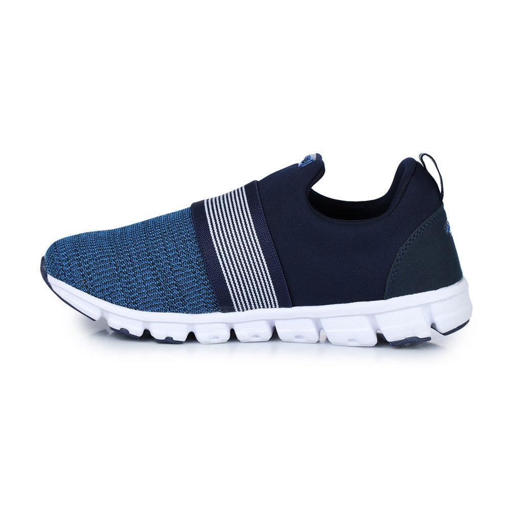 Force 1 Sports Blue Slip-on Walking Shoes For Men FLEXPRO-15 By Liberty