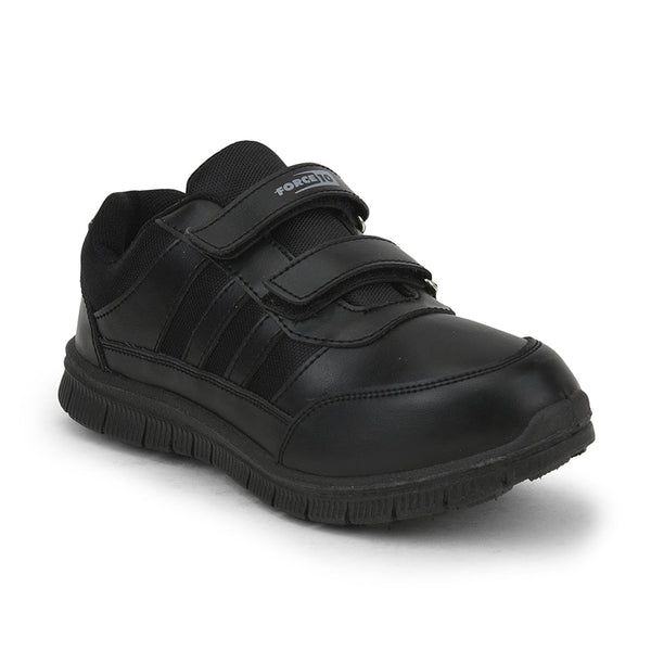 Force 1 School Non Lacing Shoes For Kids (Black) Gola-3 By Liberty