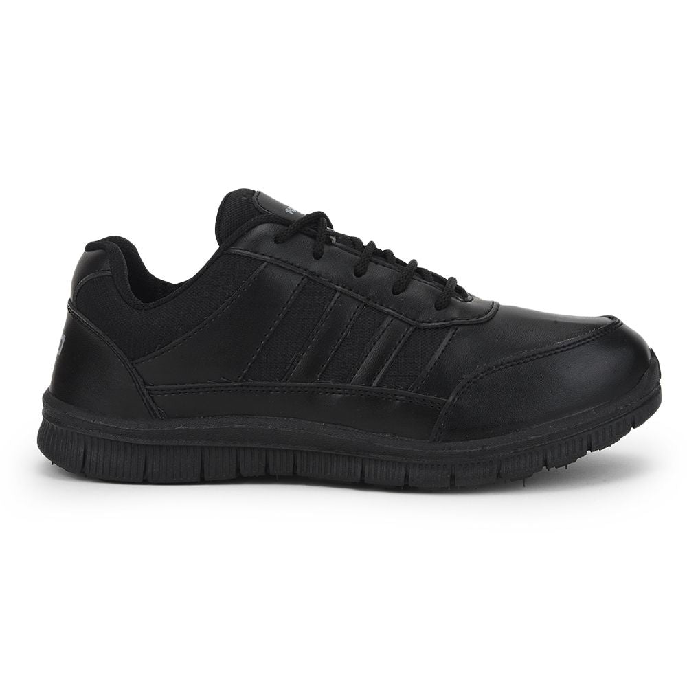 Force 1 School Lacing Shoe For Kids ( Black ) Gola-3L By Liberty