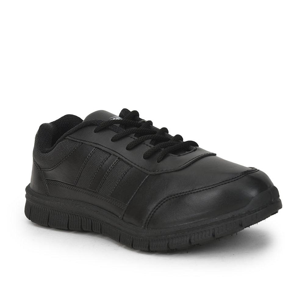 Force 1 By Liberty Kids GOLA-SCHL Black School Lacing Shoes