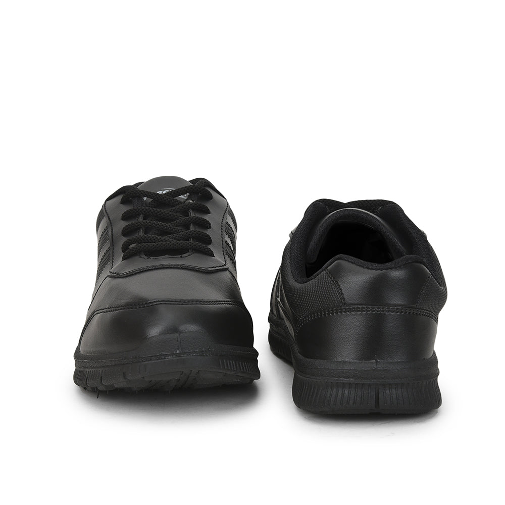 Force 1 By Liberty Kids GOLA-SCHL Black School Lacing Shoes