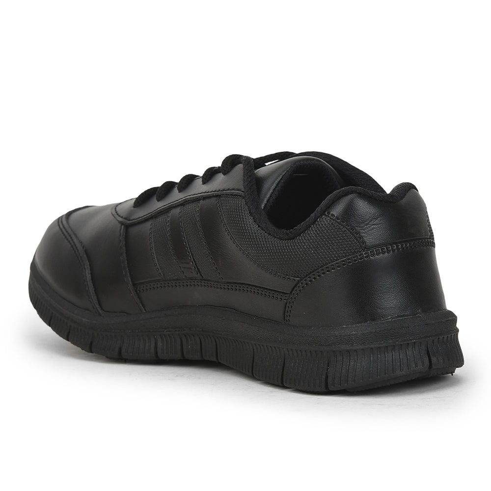 Force 1 By Liberty Kids GOLA-SCHL Black School Lacing Shoes