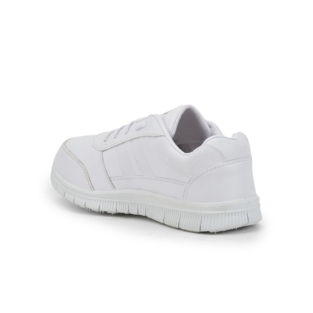 Force 1 By Liberty Kids GOLA-SCHL White School Lacing Shoes