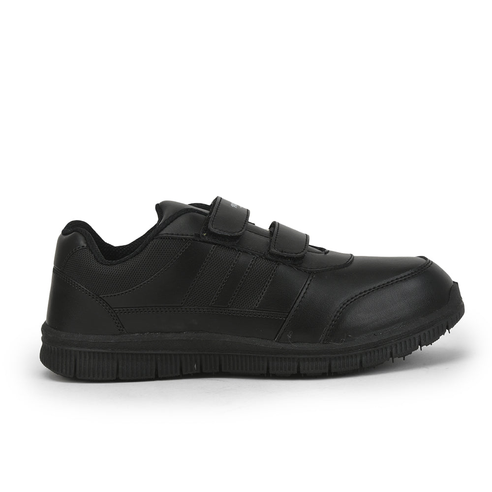 Force 1 By Liberty Kids GOLA-SCHV Black School Non Lacing Shoes