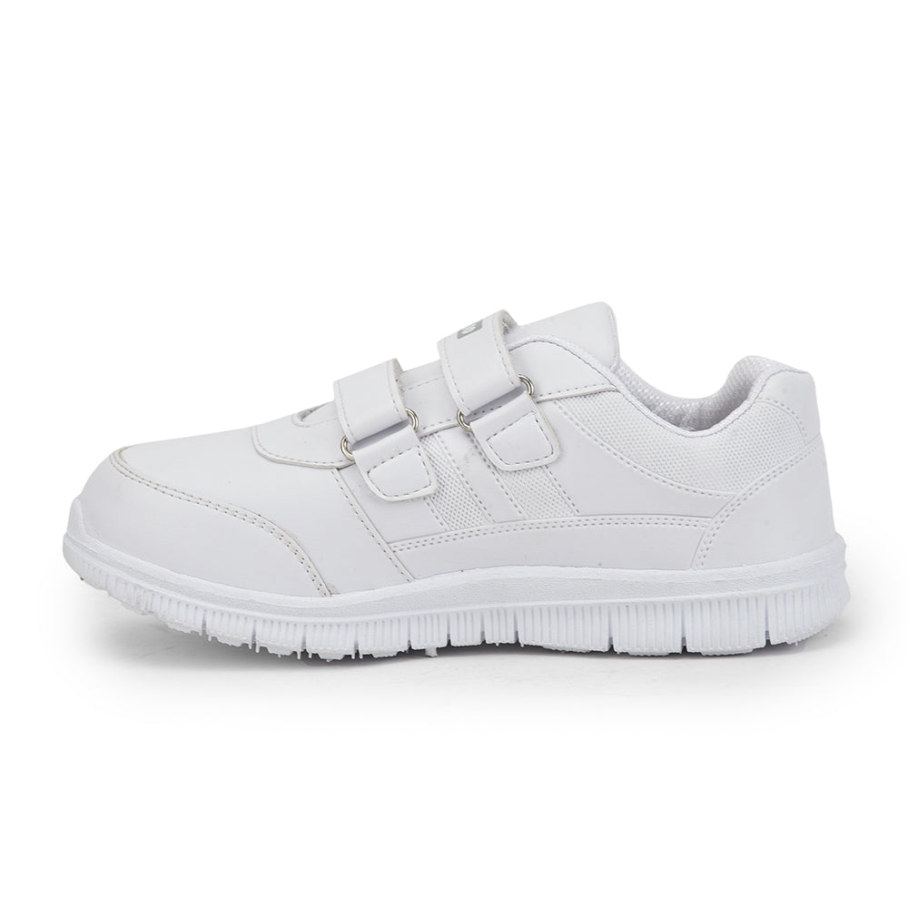 Force 1 By Liberty Kids GOLA-SCHV White School Non Lacing Shoes