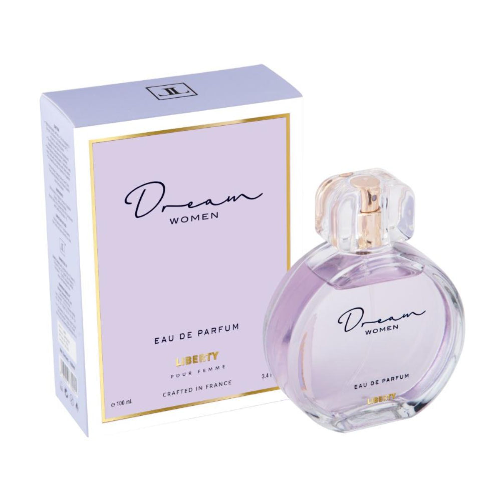 Liberty Luxury Dream Perfume for Women (1ml/3.4Oz), Eau De Parfum (EDP), Crafted in France, Long Lasting Smell, Soft Floral notes.