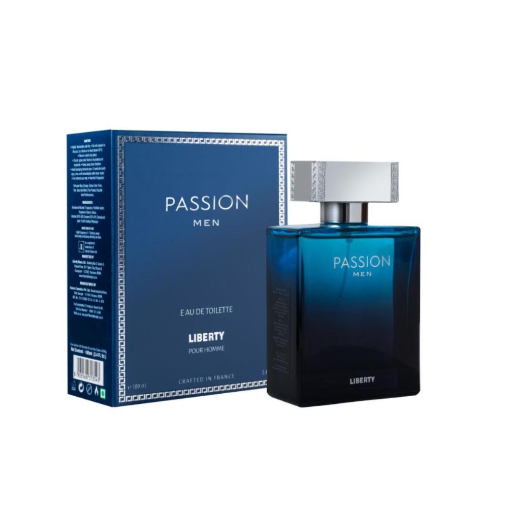 Liberty Luxury Passion Perfume for Men (1ml/3.4Oz), Eau de Toilette (EDT), Crafted in France, Long Lasting Smell, Spicy Notes