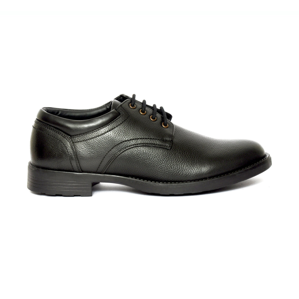 Healers Formal Black Lace-Up Derby Shoes For Men GAS-C17 By Liberty