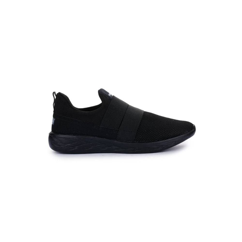 Force 1 Sports Black Slip-on Walking Shoes For Men TIGOZ By Liberty