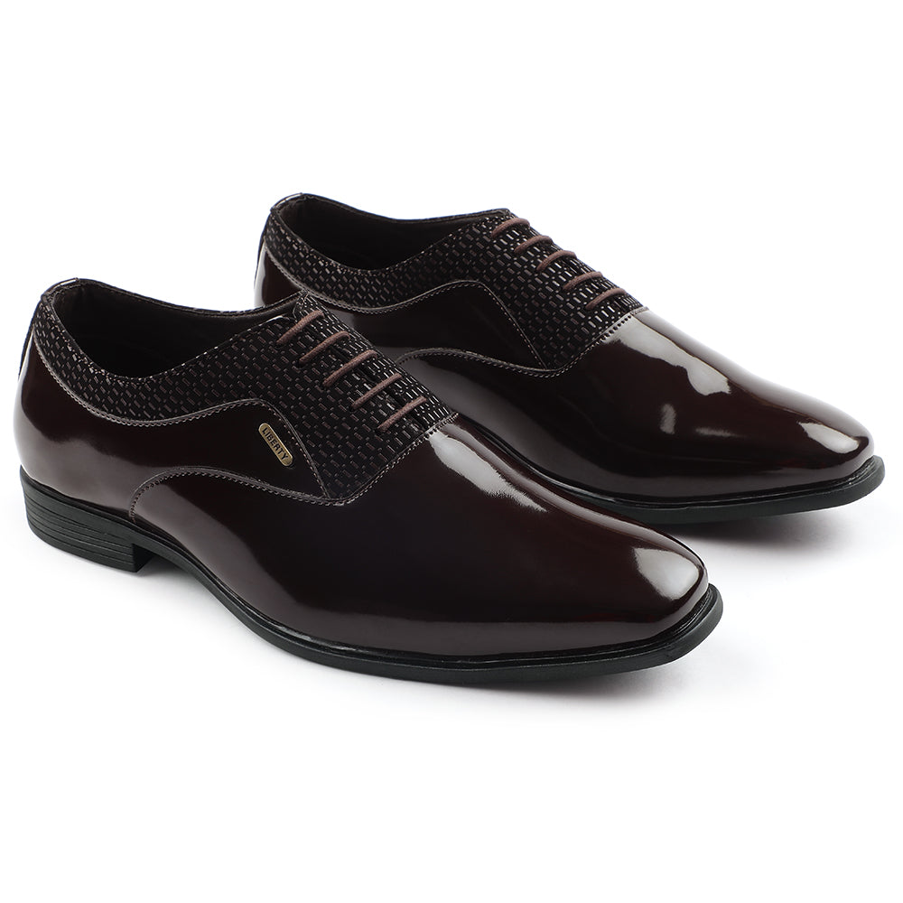 Fortune Brown Formal Lacing Oxford Shoes For Mens A998-07 