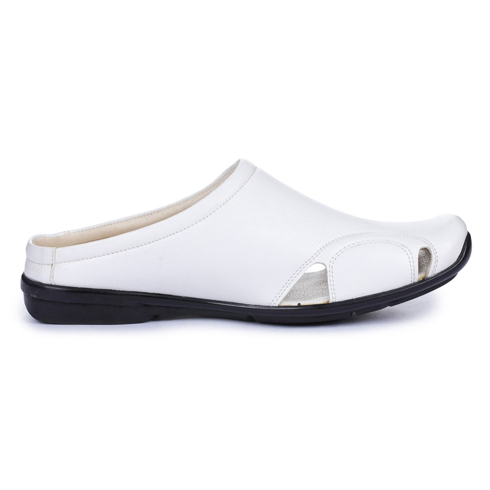 Fortune Black Casual Slip-on Mules For Men J-153 